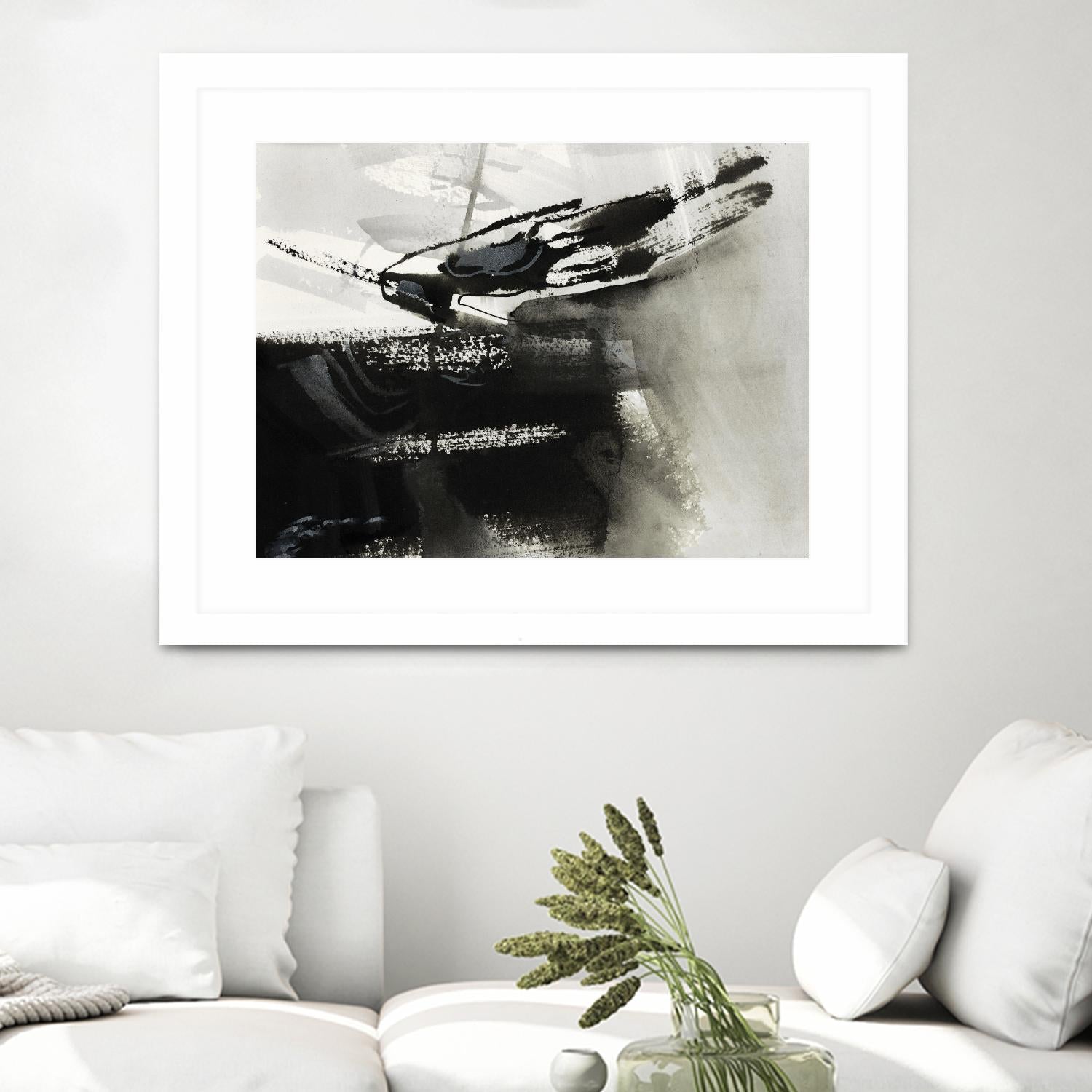 Midnight Abstract IV by Bianka Guna on GIANT ART - white abstract