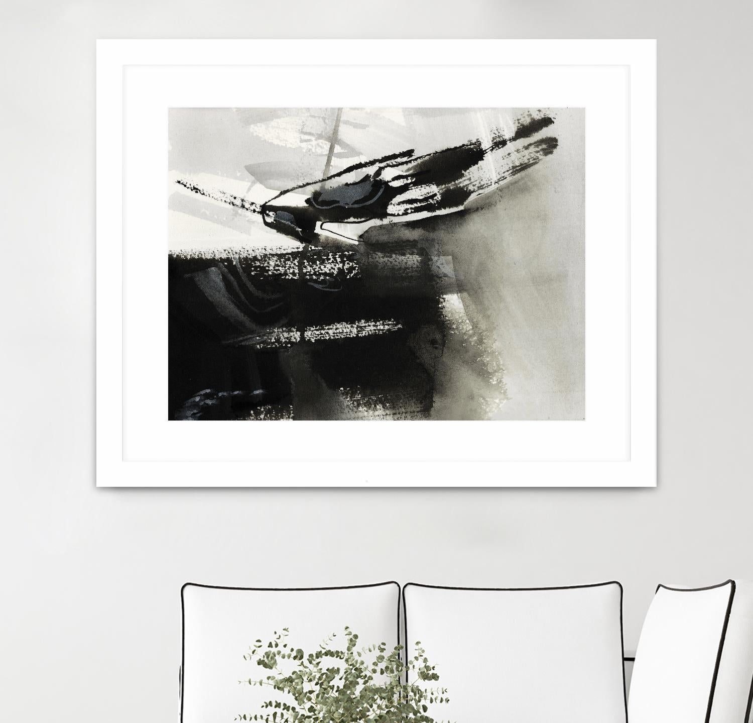 Midnight Abstract IV by Bianka Guna on GIANT ART - white abstract