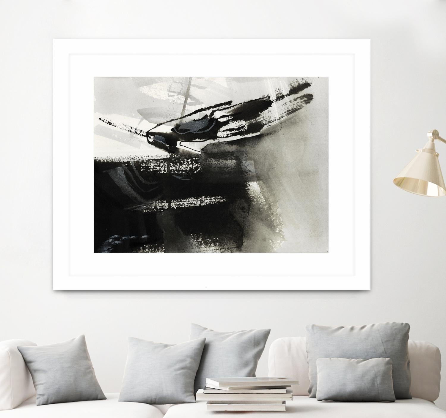 Midnight Abstract IV by Bianka Guna on GIANT ART - white abstract