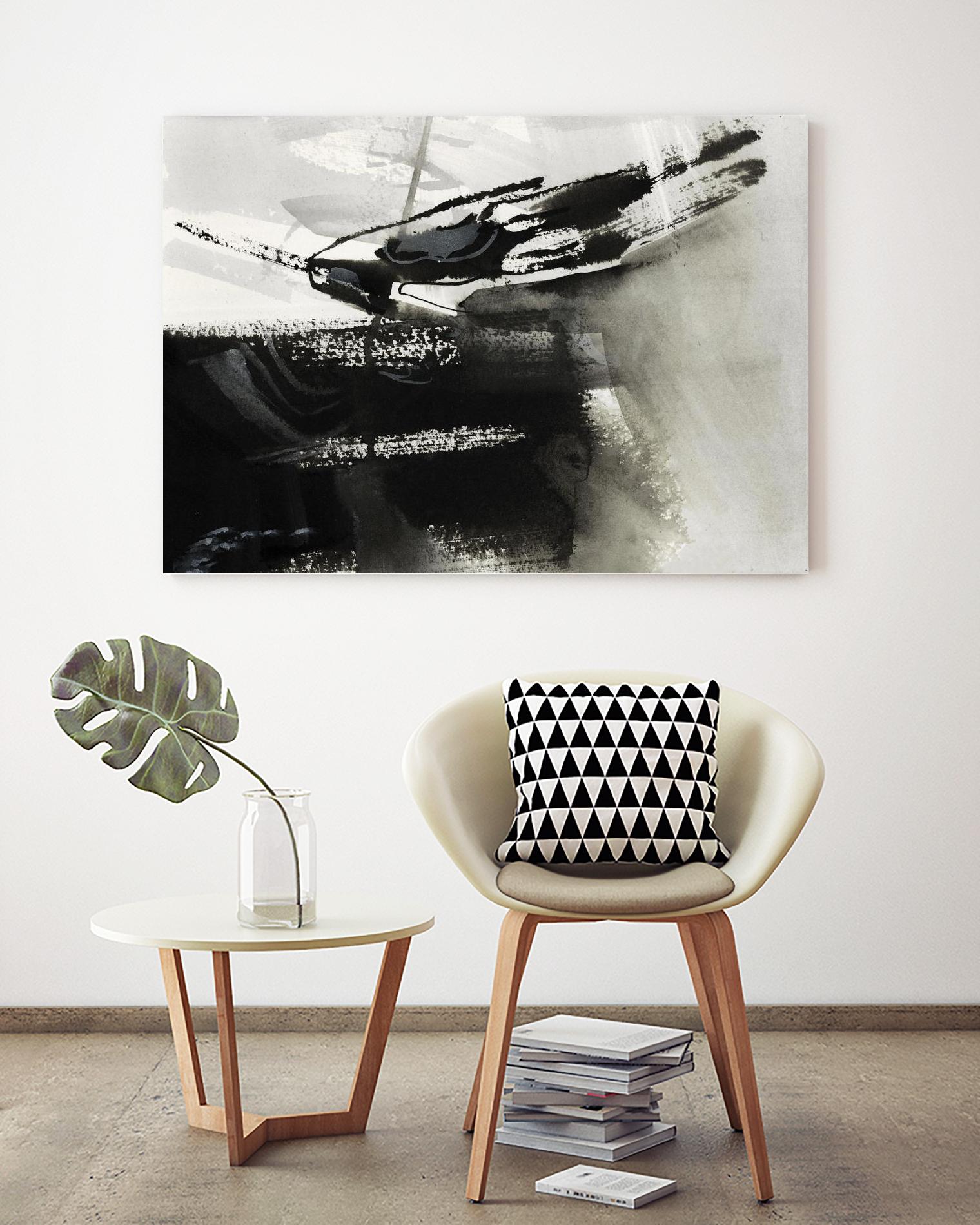 Midnight Abstract IV by Bianka Guna on GIANT ART - white abstract