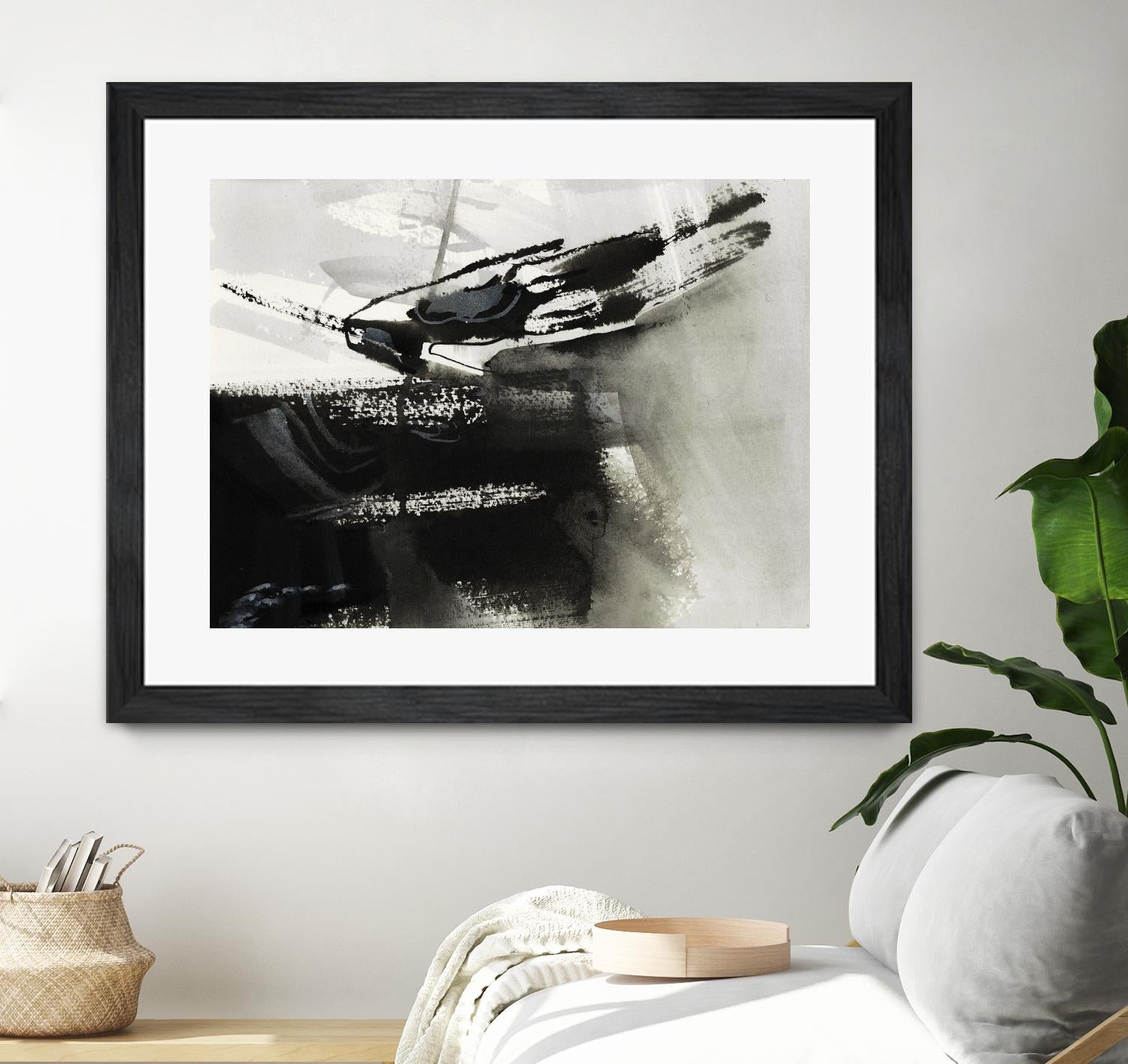 Midnight Abstract IV by Bianka Guna on GIANT ART - white abstract