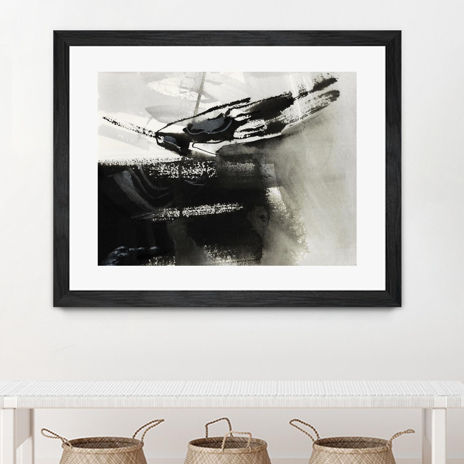 Midnight Abstract IV by Bianka Guna on GIANT ART - white abstract