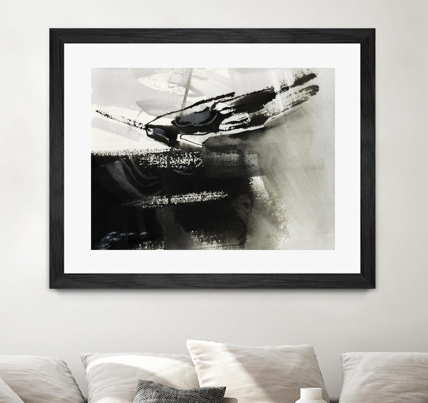 Midnight Abstract IV by Bianka Guna on GIANT ART - white abstract