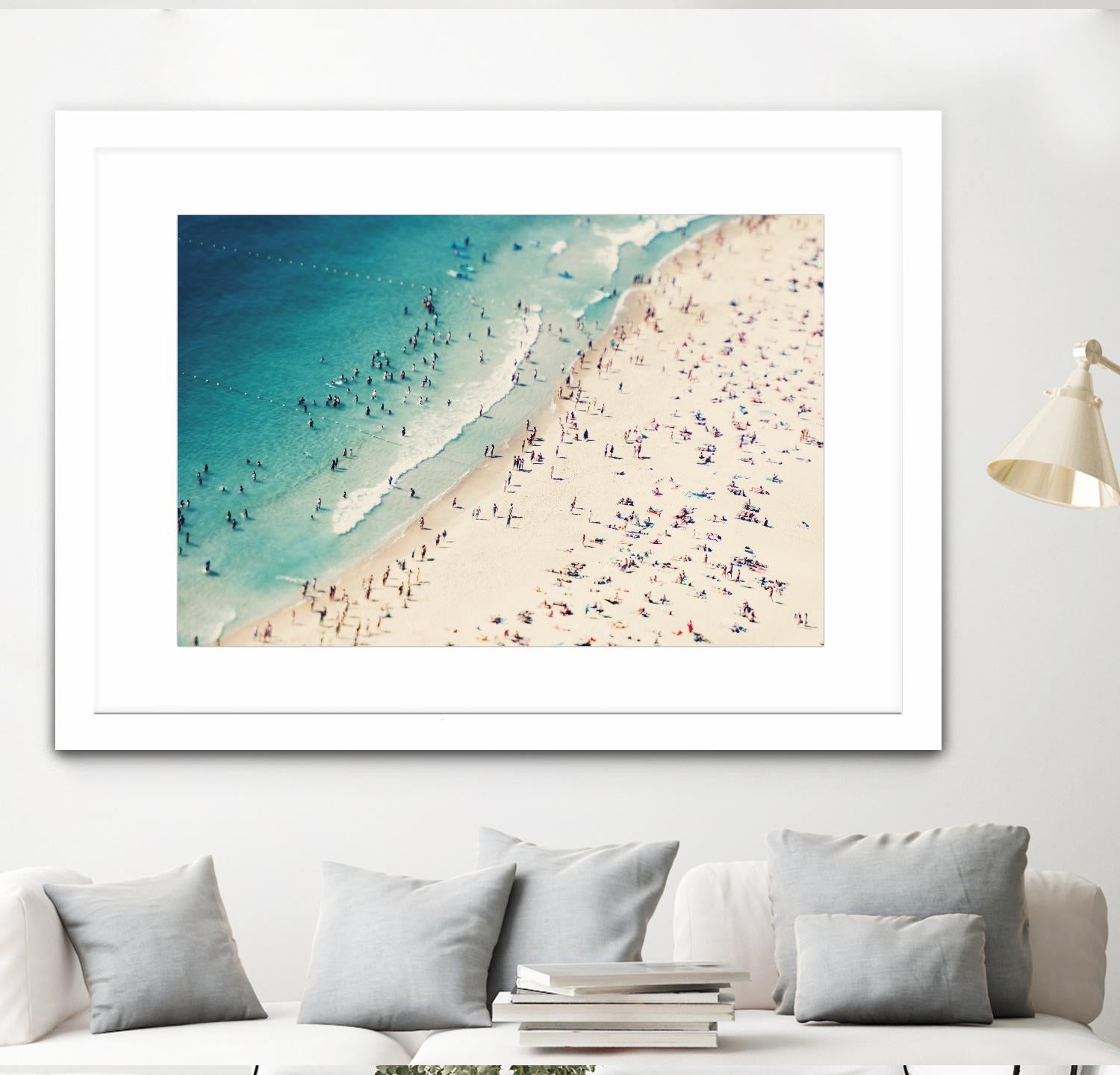 Summer Fun I by Ingrid Beddoes on GIANT ART - beige photograpy sand
