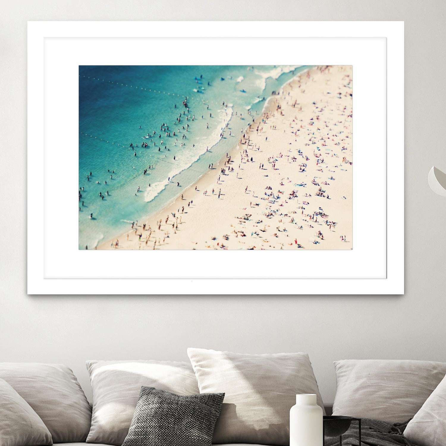 Summer Fun I by Ingrid Beddoes on GIANT ART - beige photograpy sand