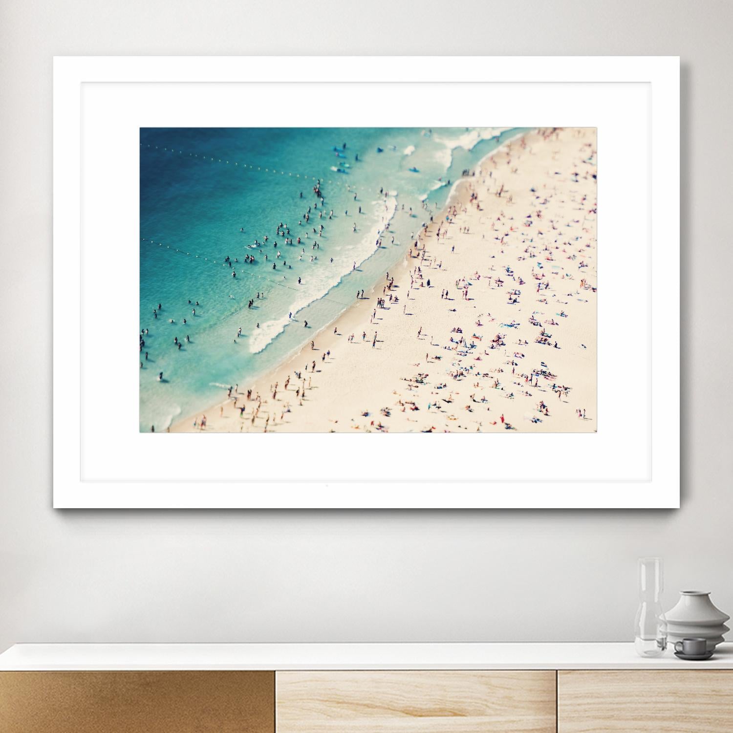 Summer Fun I by Ingrid Beddoes on GIANT ART - beige photograpy sand
