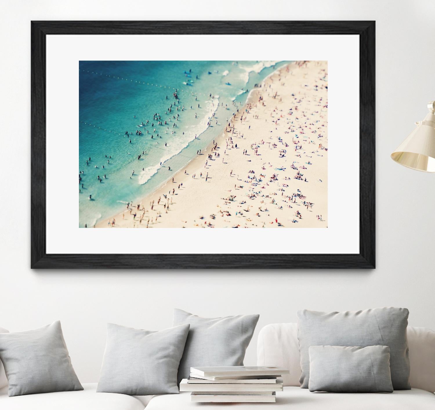 Summer Fun I by Ingrid Beddoes on GIANT ART - beige photograpy sand