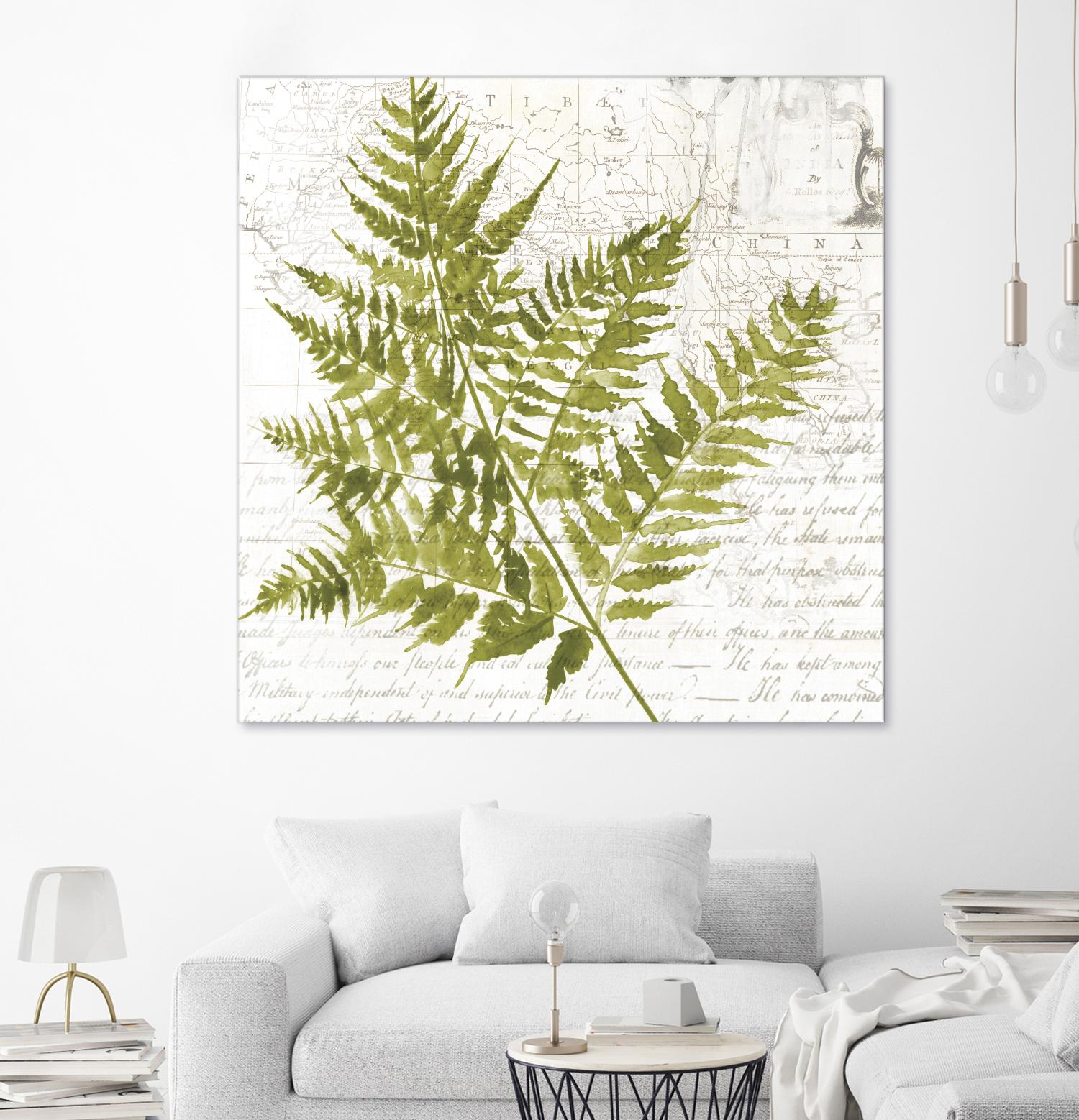 Fern I by Asia Jensen on GIANT ART - green botany