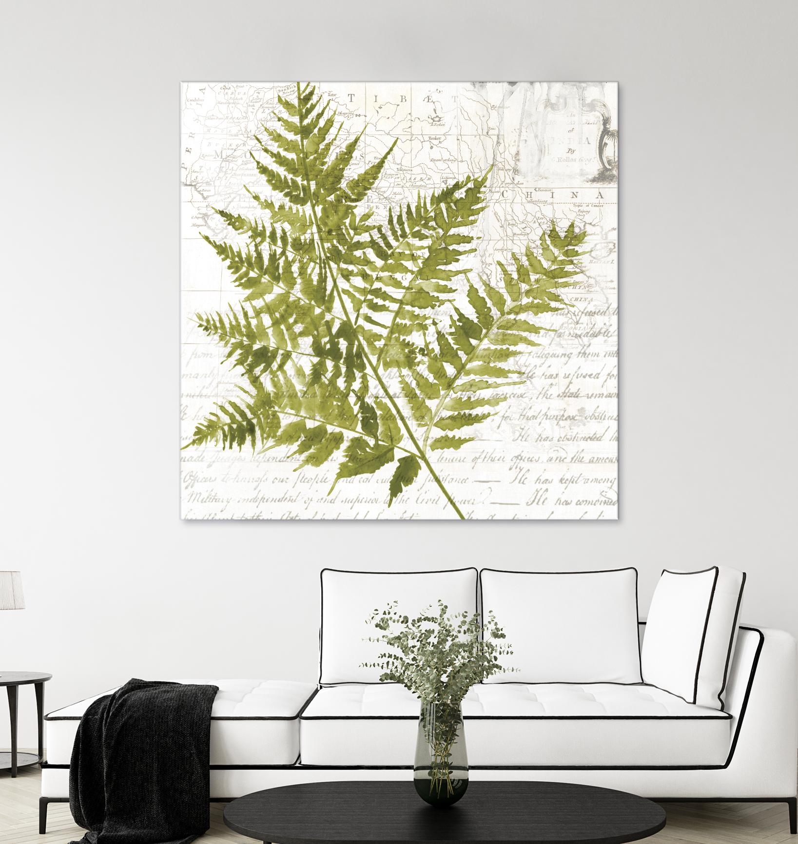 Fern I by Asia Jensen on GIANT ART - green botany