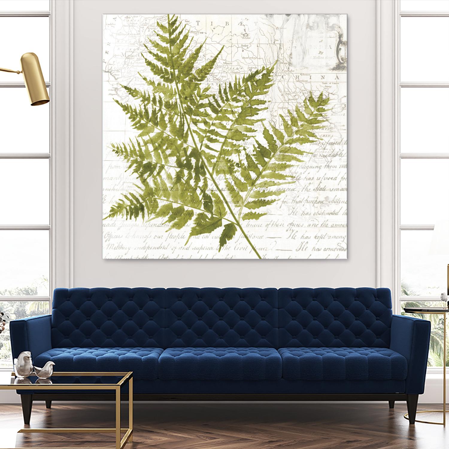 Fern I by Asia Jensen on GIANT ART - green botany