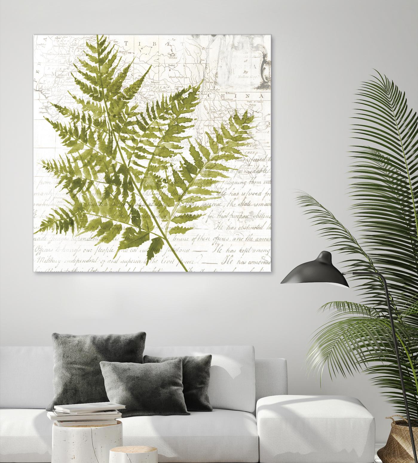 Fern I by Asia Jensen on GIANT ART - green botany