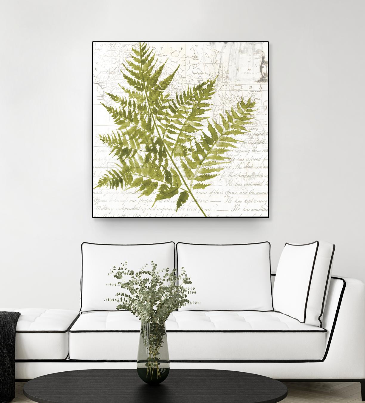 Fern I by Asia Jensen on GIANT ART - green botany