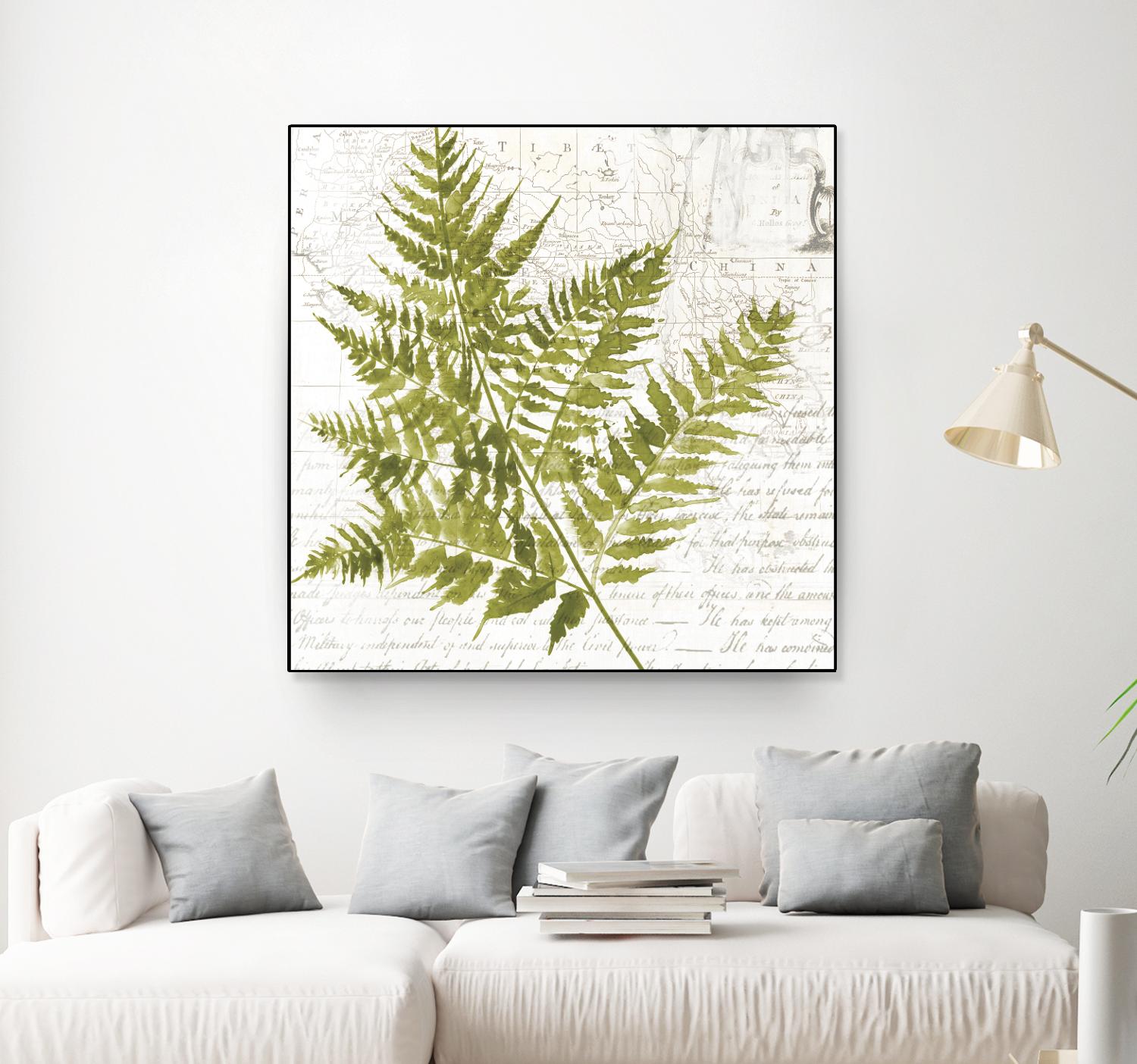 Fern I by Asia Jensen on GIANT ART - green botany