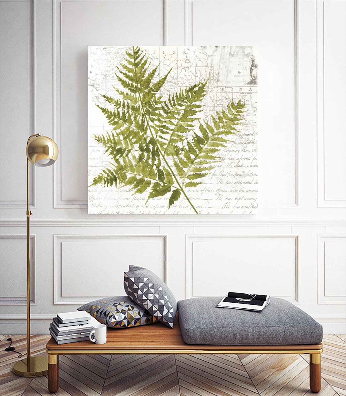 Fern I by Asia Jensen on GIANT ART - green botany