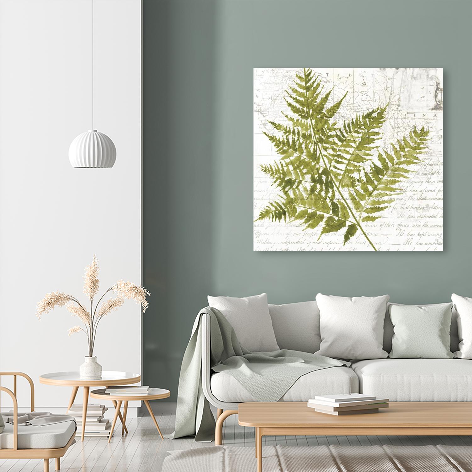 Fern I by Asia Jensen on GIANT ART - green botany