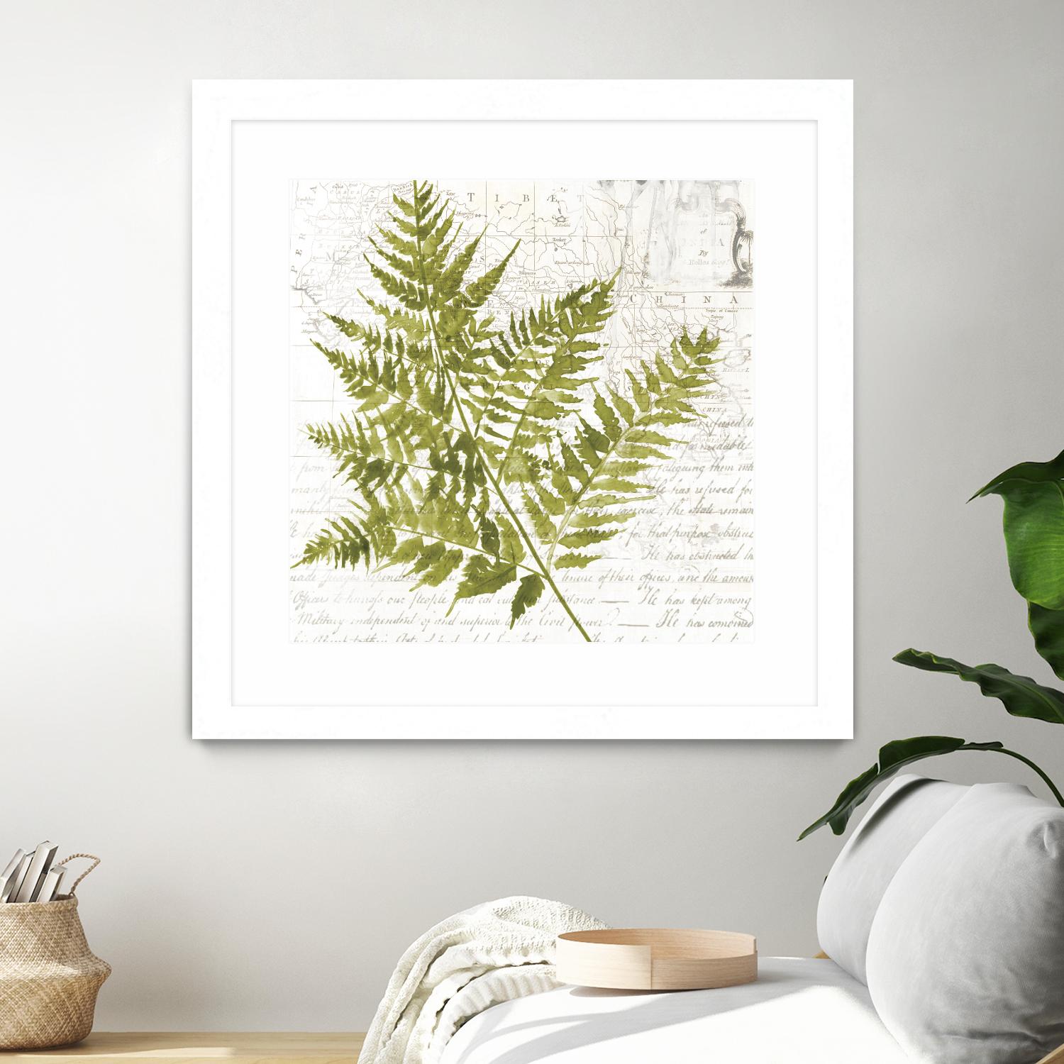 Fern I by Asia Jensen on GIANT ART - green botany