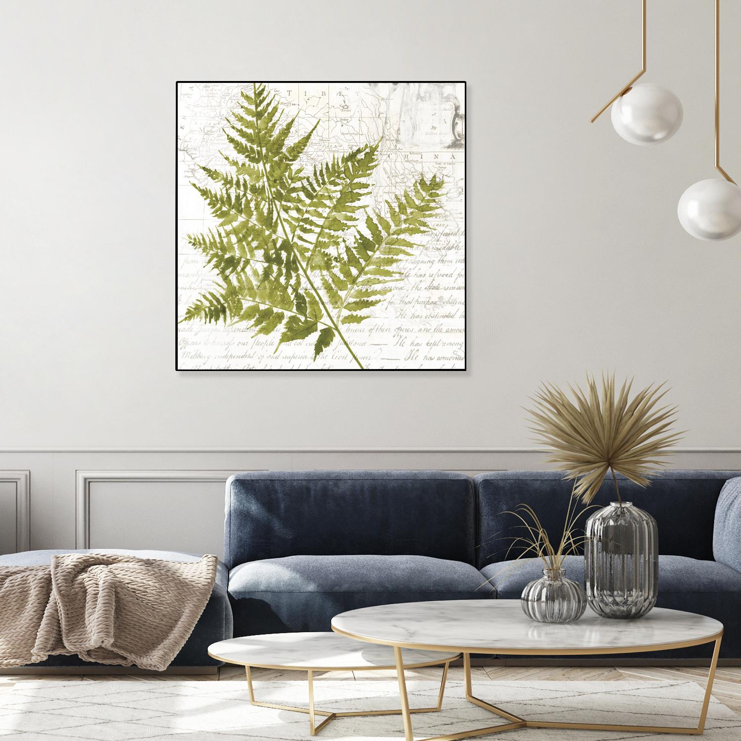 Fern I by Asia Jensen on GIANT ART - green botany