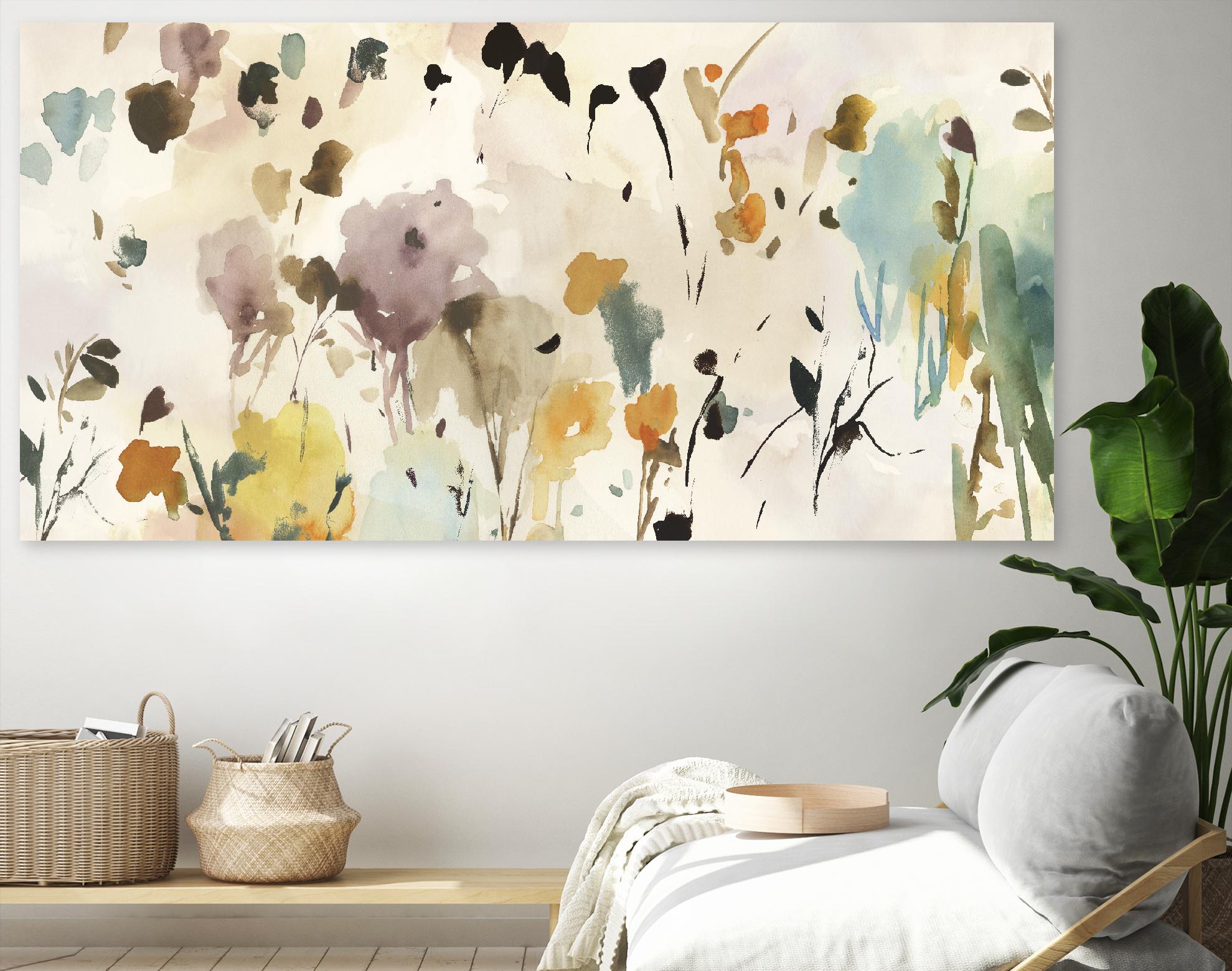 Shaping Up by Asia Jensen on GIANT ART - orange botany