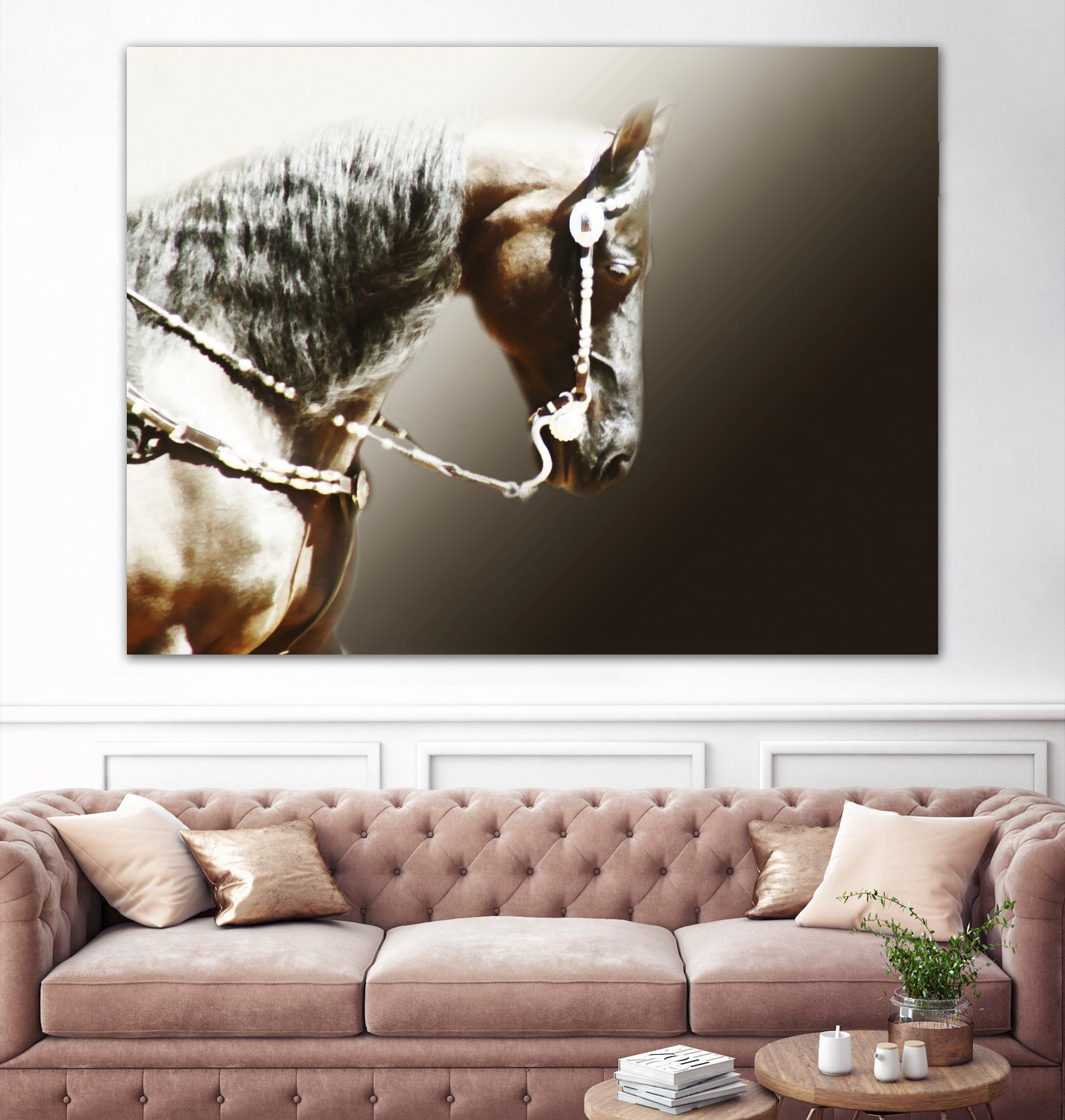 Black and Silver by Kari Brooks on GIANT ART - brown animals