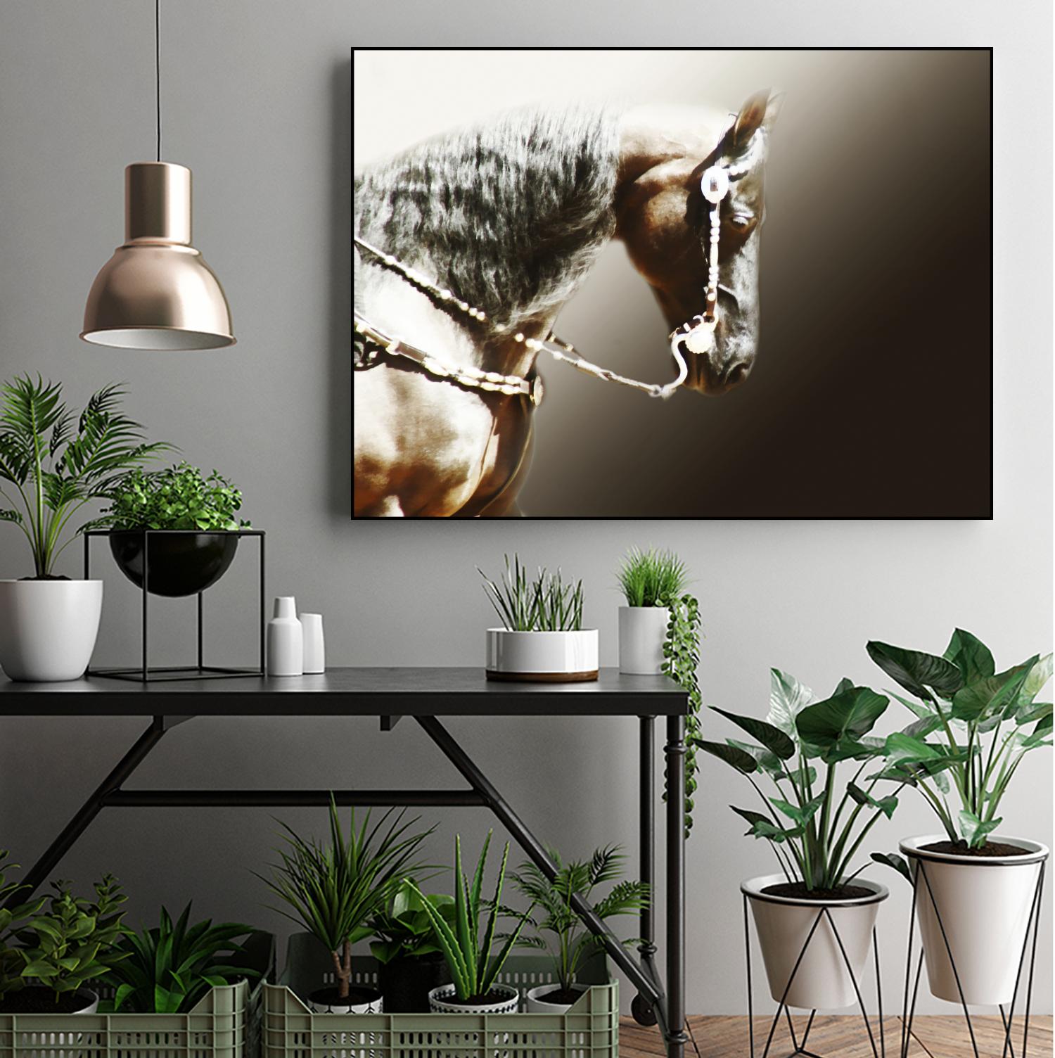 Black and Silver by Kari Brooks on GIANT ART - brown animals