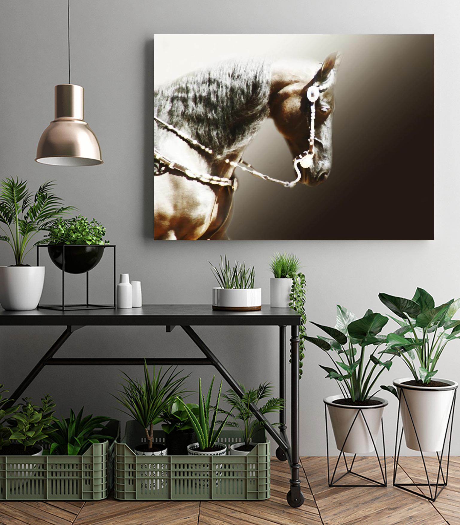 Black and Silver by Kari Brooks on GIANT ART - brown animals