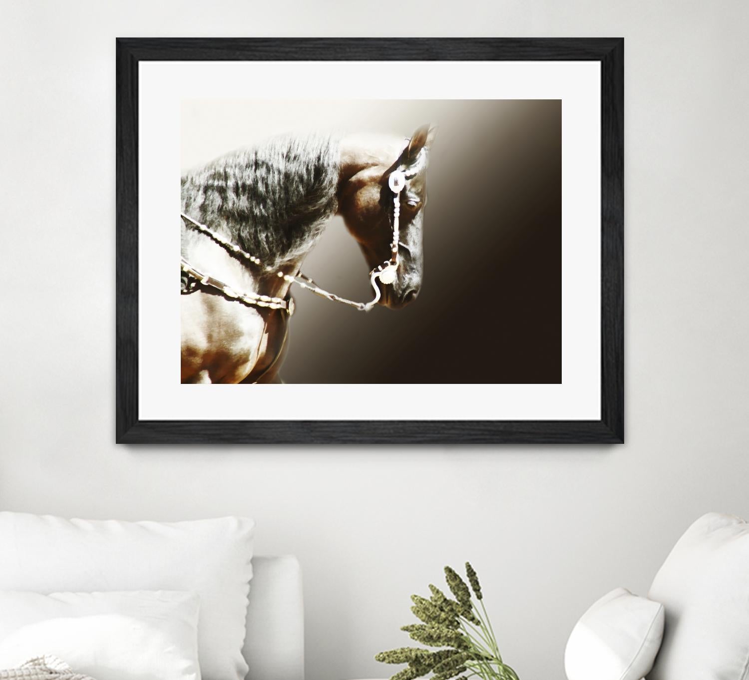 Black and Silver by Kari Brooks on GIANT ART - brown animals