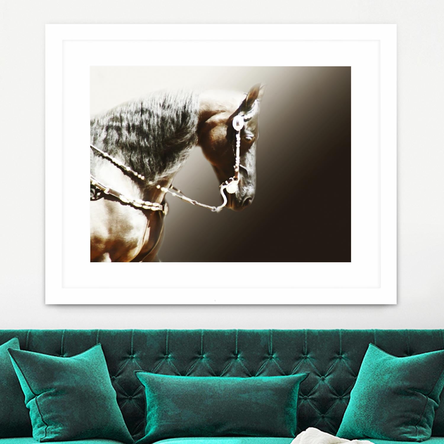 Black and Silver by Kari Brooks on GIANT ART - brown animals