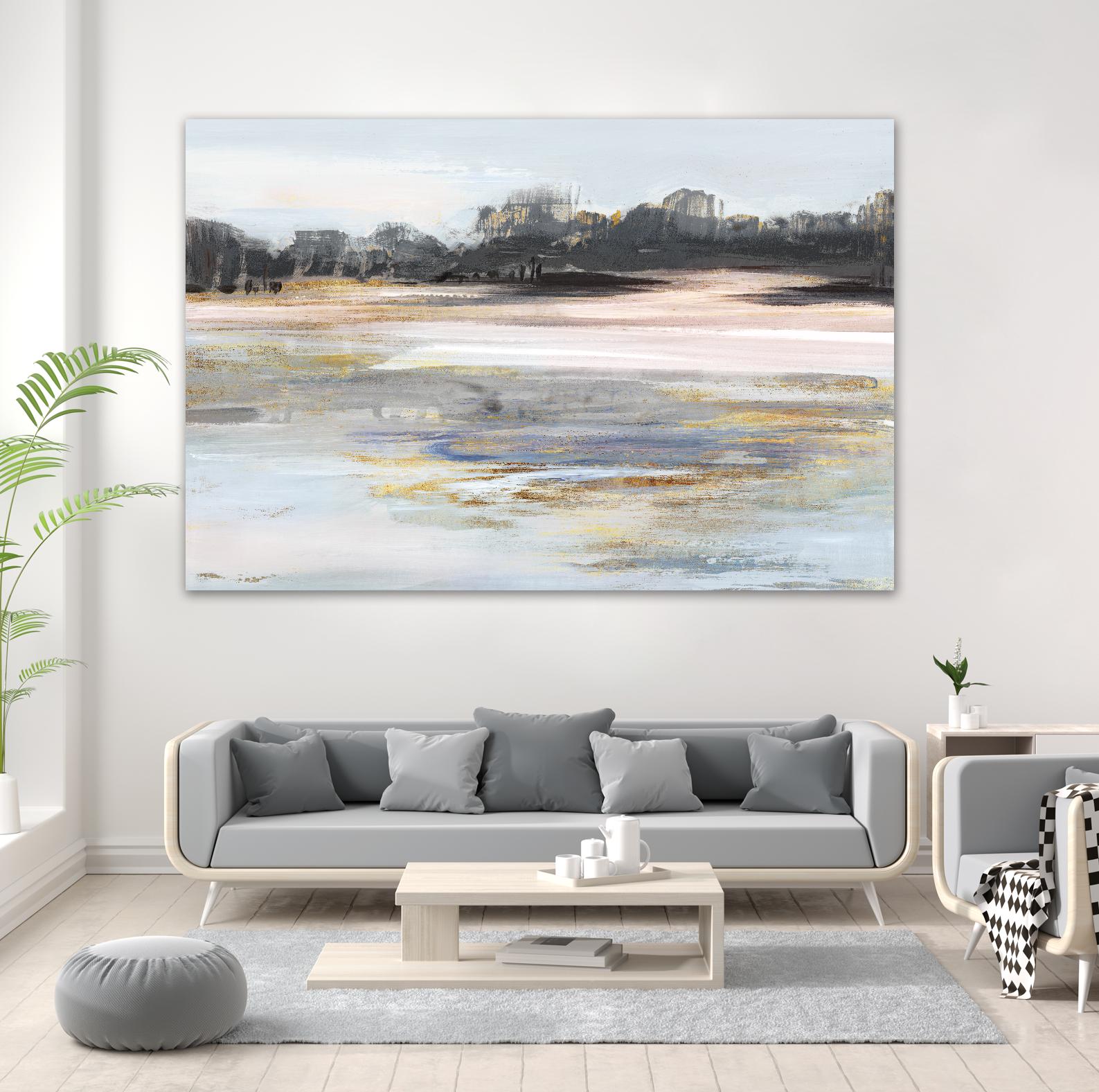 Organic Field II by Valeria Mravyan on GIANT ART - black landscape