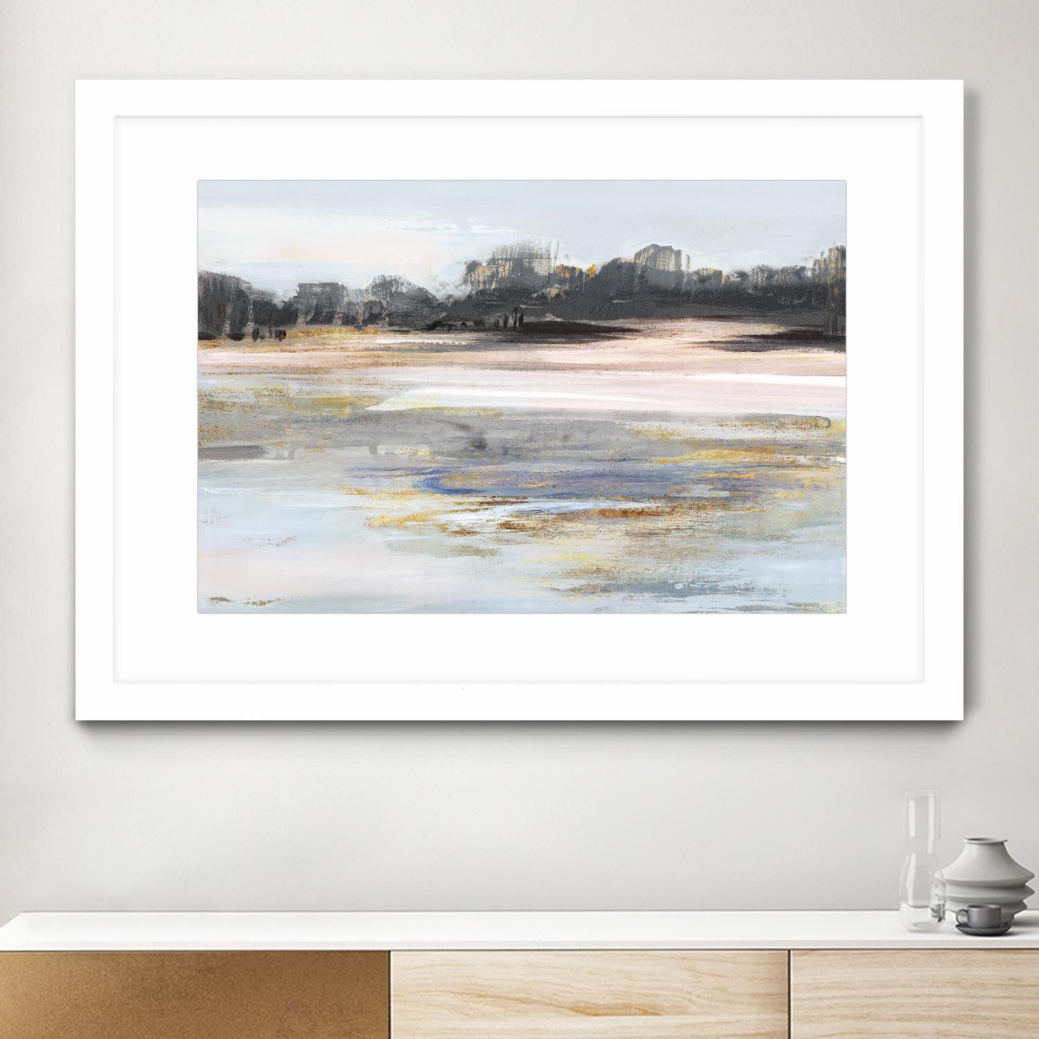 Organic Field II by Valeria Mravyan on GIANT ART - black landscape