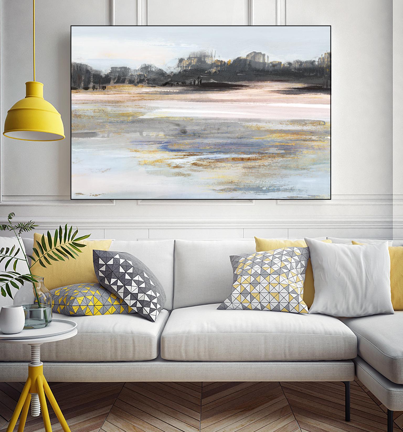 Organic Field II by Valeria Mravyan on GIANT ART - black landscape