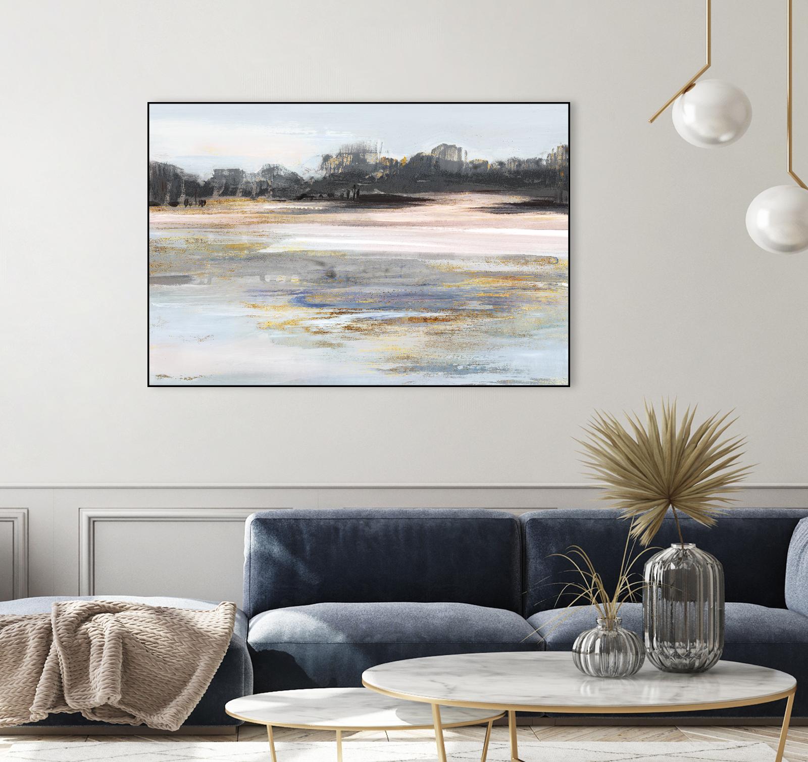 Organic Field II by Valeria Mravyan on GIANT ART - black landscape