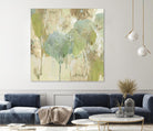 Teal Forest I by Valeria Mravyan on GIANT ART - beige abstract