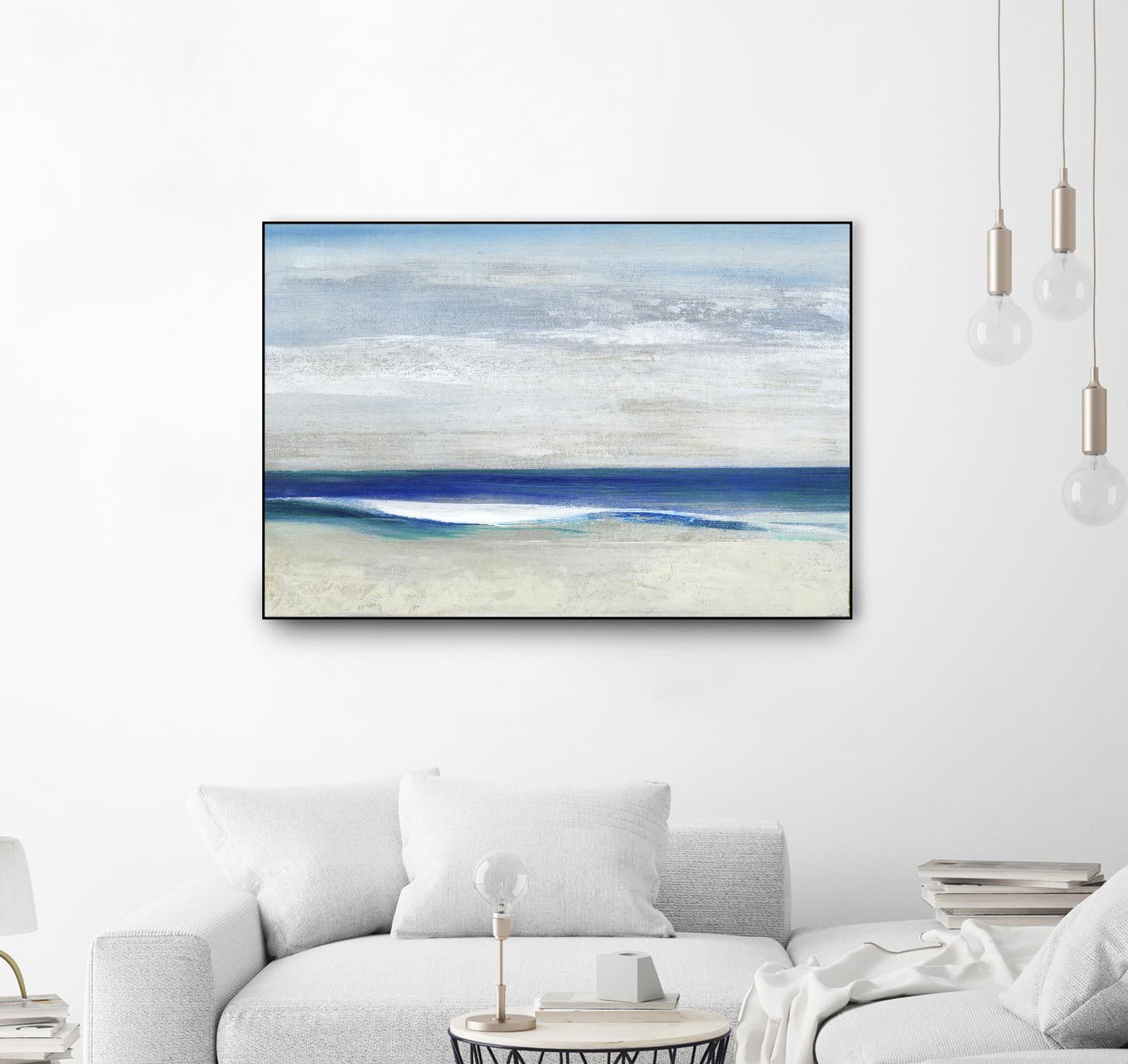 Summers End by Maya Woods on GIANT ART - beige abstract