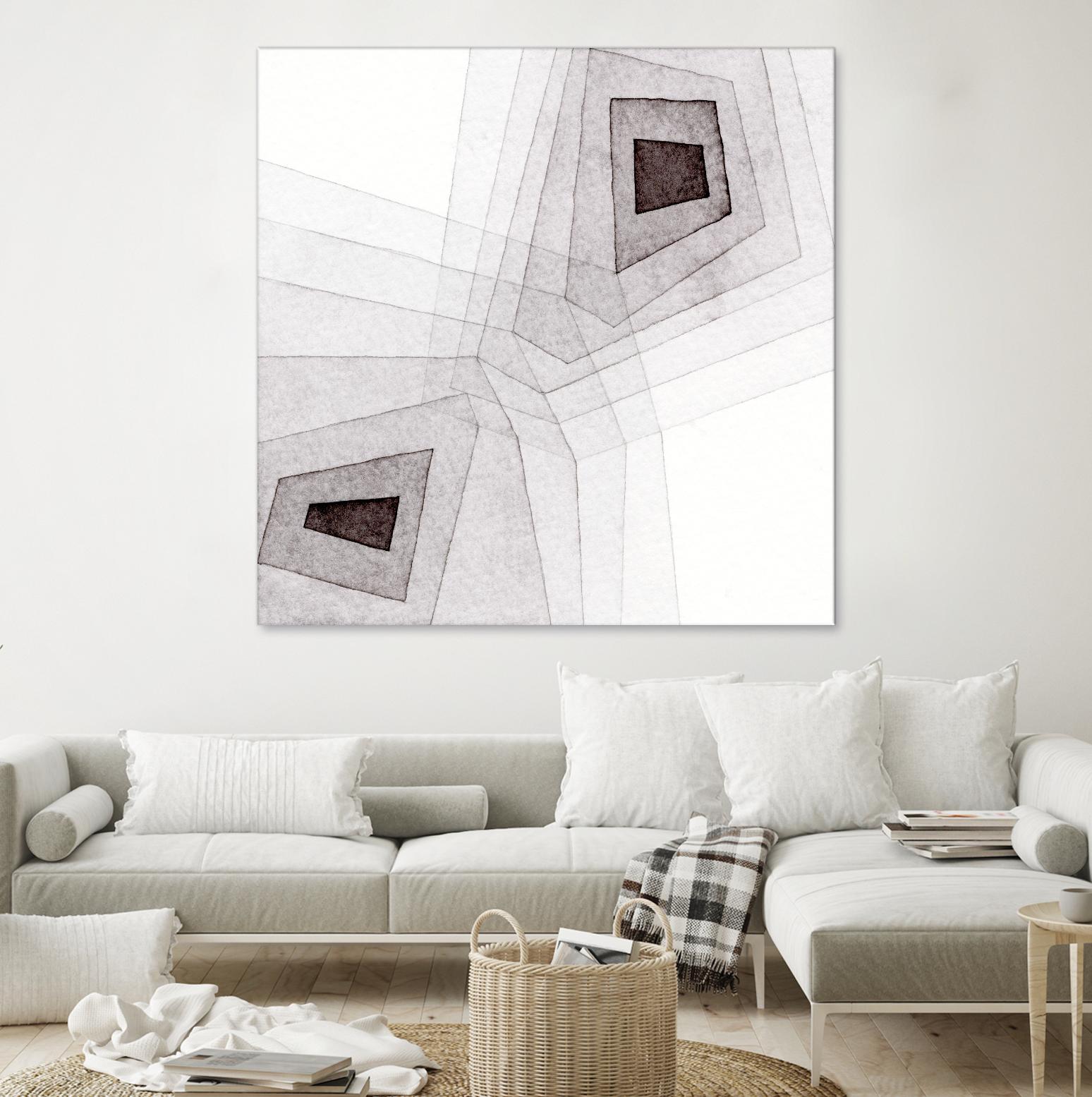 Meld III by Nikki Galapon on GIANT ART - white contemporary