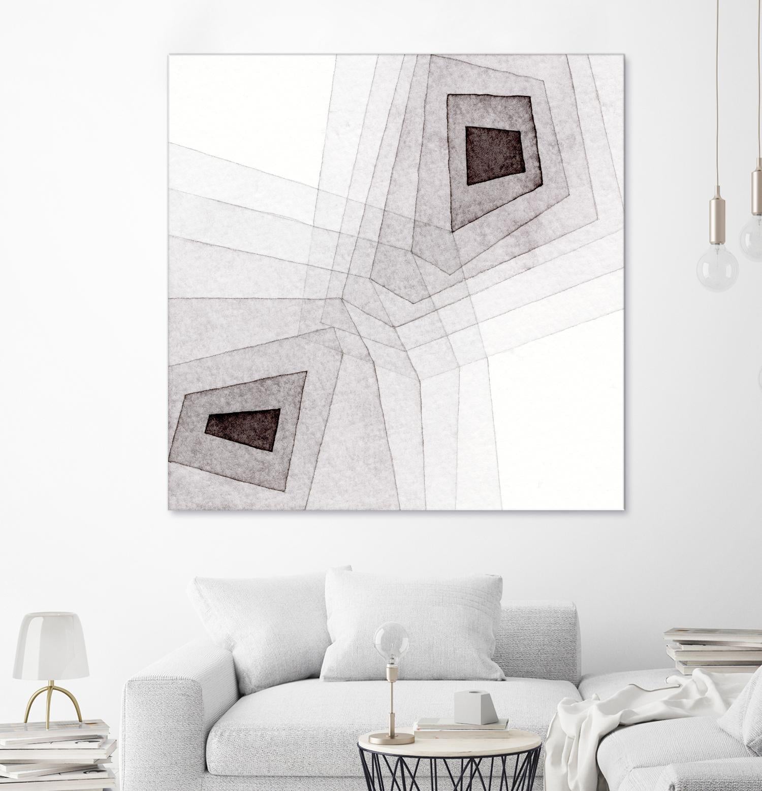 Meld III by Nikki Galapon on GIANT ART - white contemporary