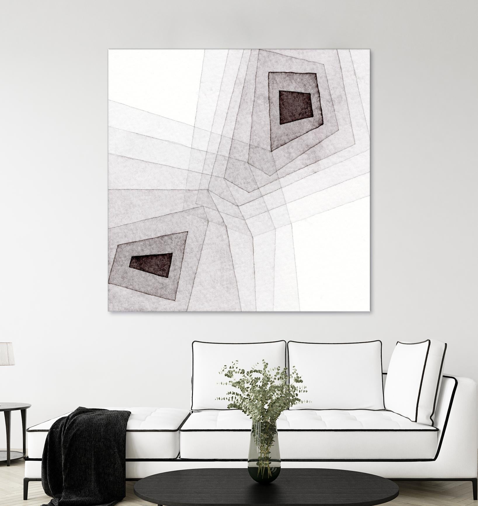 Meld III by Nikki Galapon on GIANT ART - white contemporary