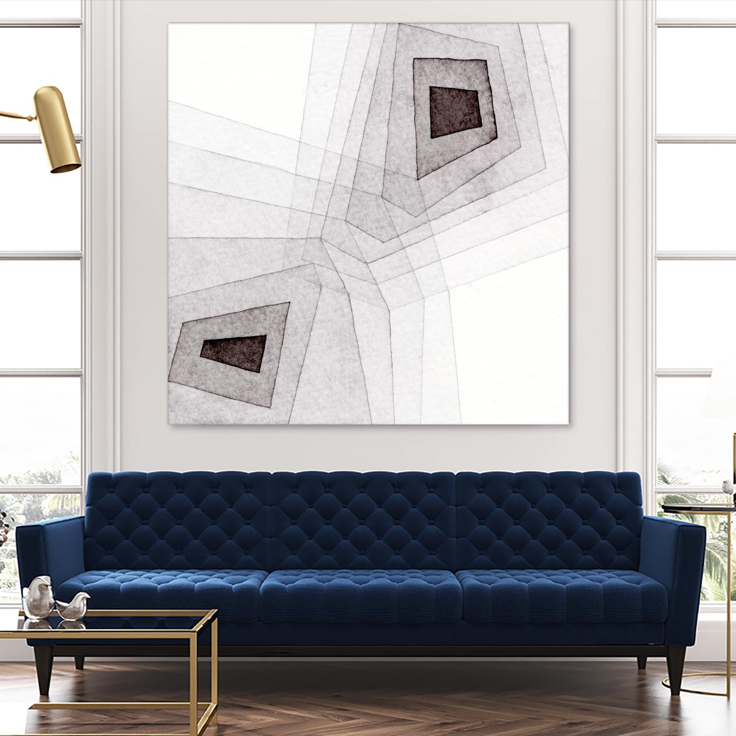 Meld III by Nikki Galapon on GIANT ART - white contemporary