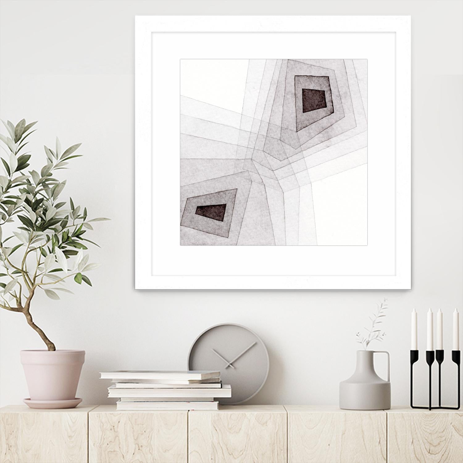 Meld III by Nikki Galapon on GIANT ART - white contemporary