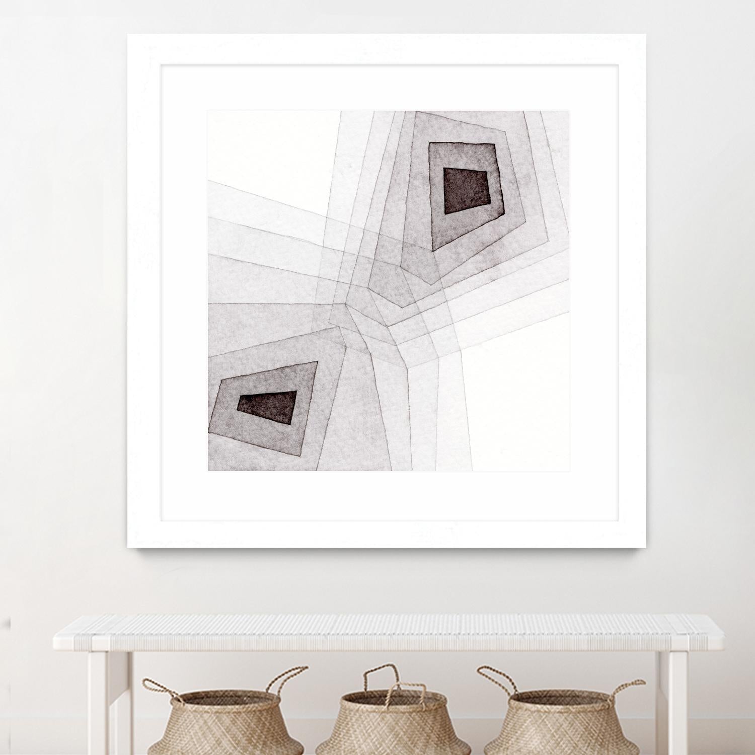 Meld III by Nikki Galapon on GIANT ART - white contemporary