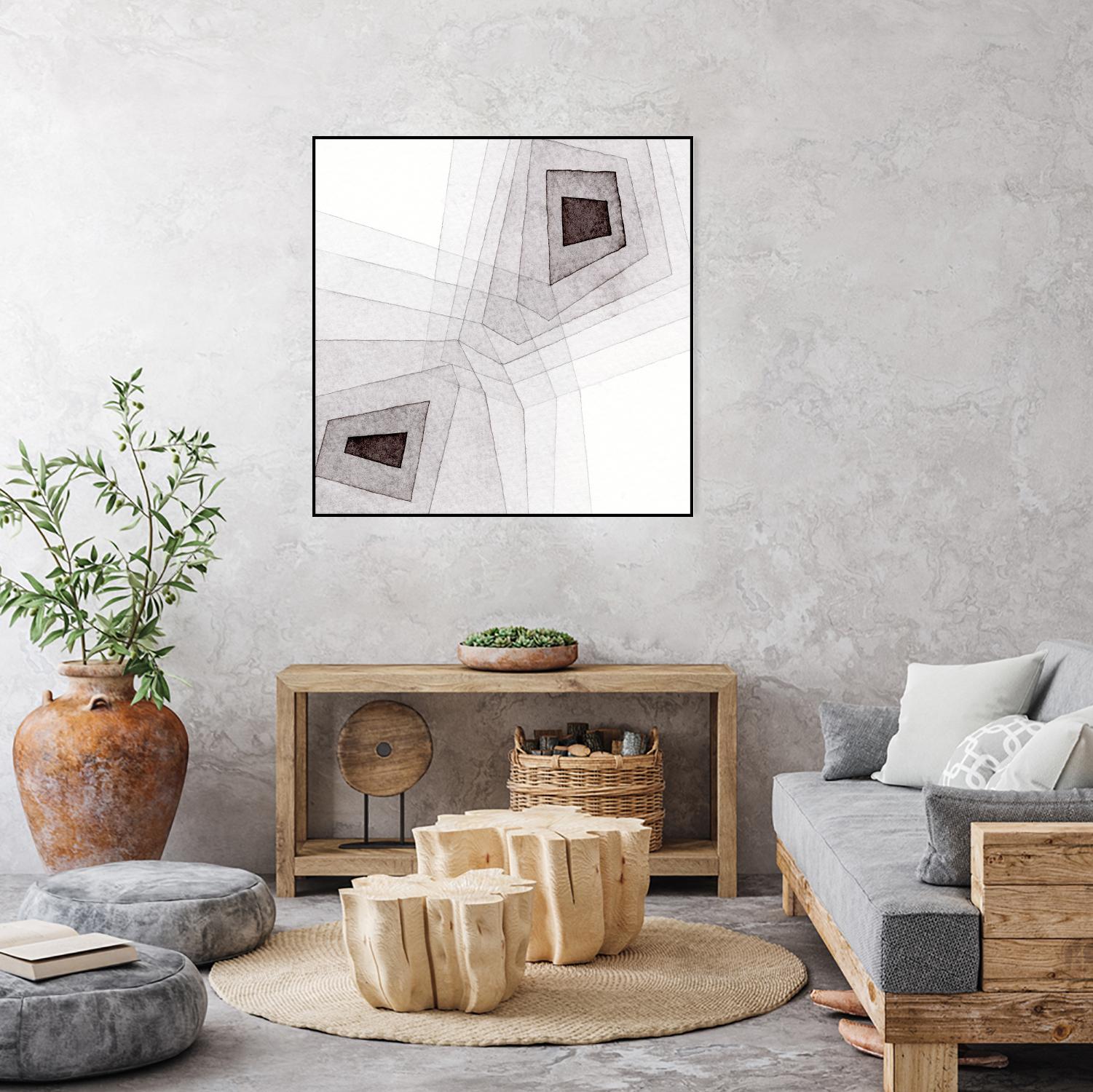 Meld III by Nikki Galapon on GIANT ART - white contemporary