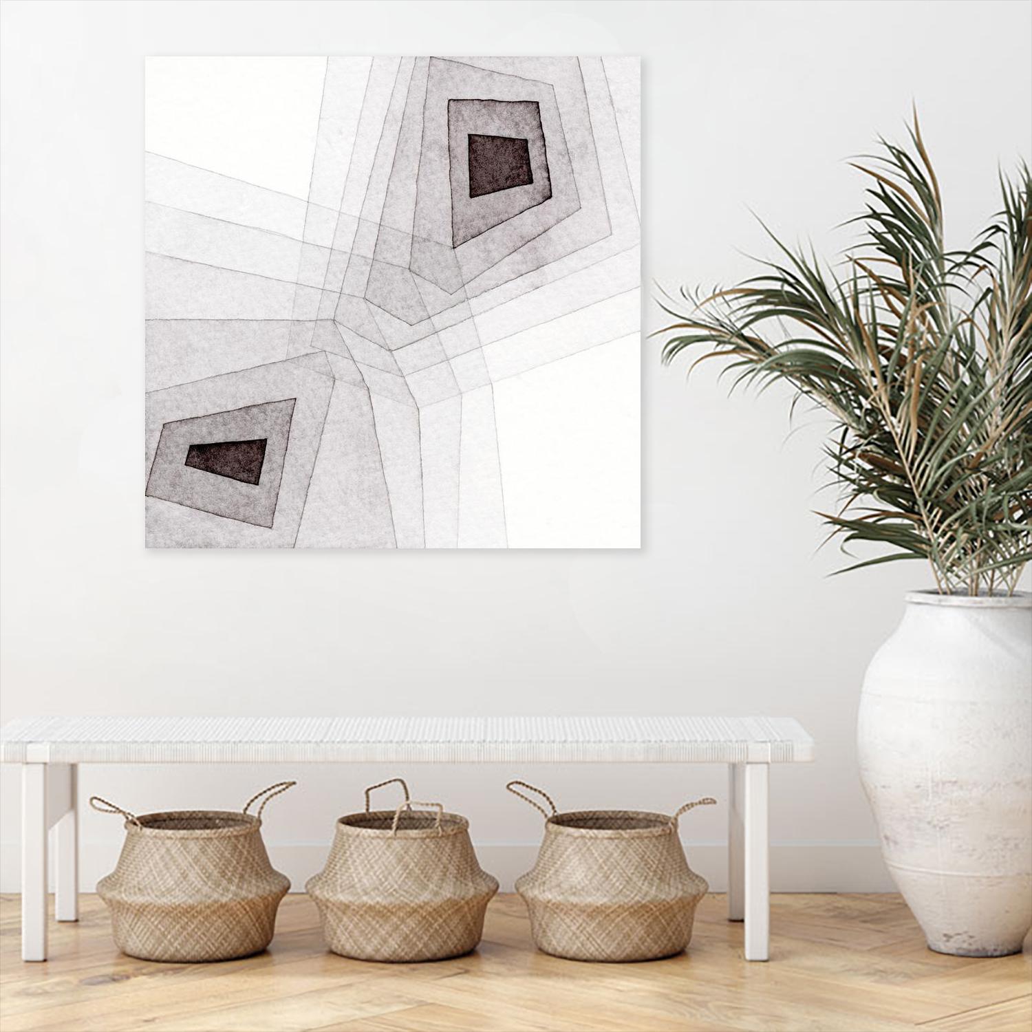 Meld III by Nikki Galapon on GIANT ART - white contemporary