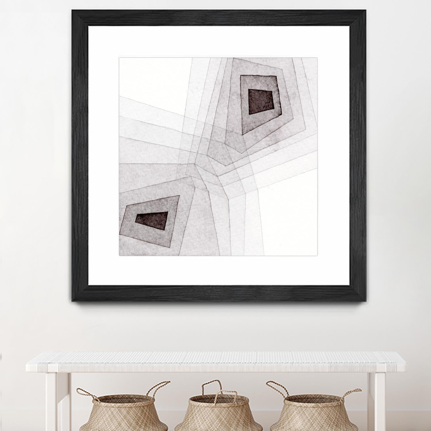 Meld III by Nikki Galapon on GIANT ART - white contemporary