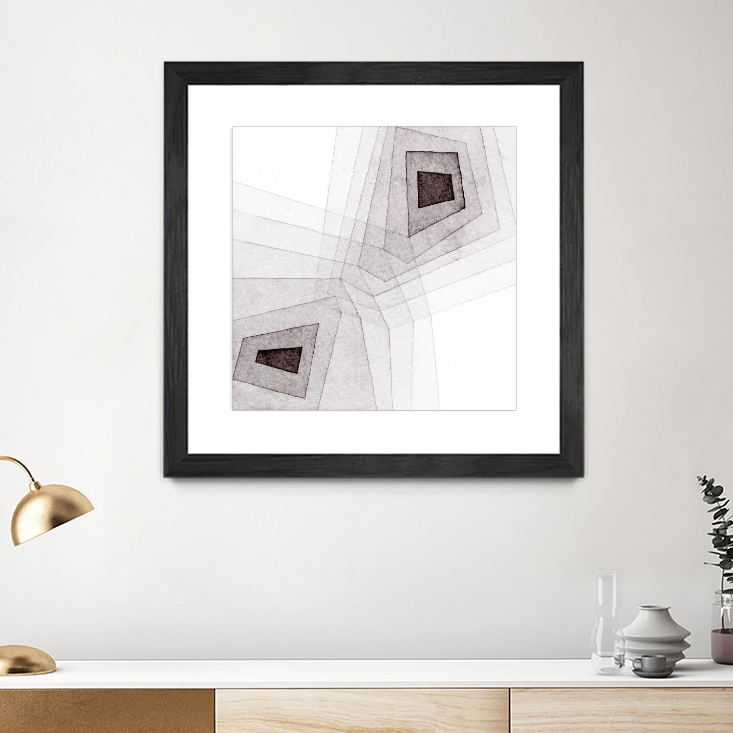 Meld III by Nikki Galapon on GIANT ART - white contemporary