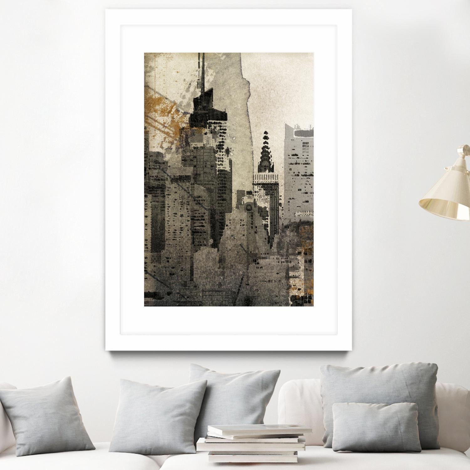 New York Local by Irena Orlov on GIANT ART - black city scene