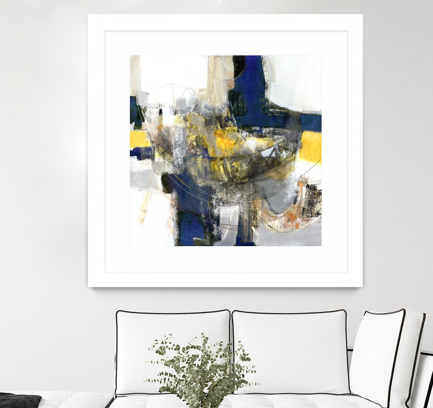 Round Trip I by PI Studio on GIANT ART - white abstract