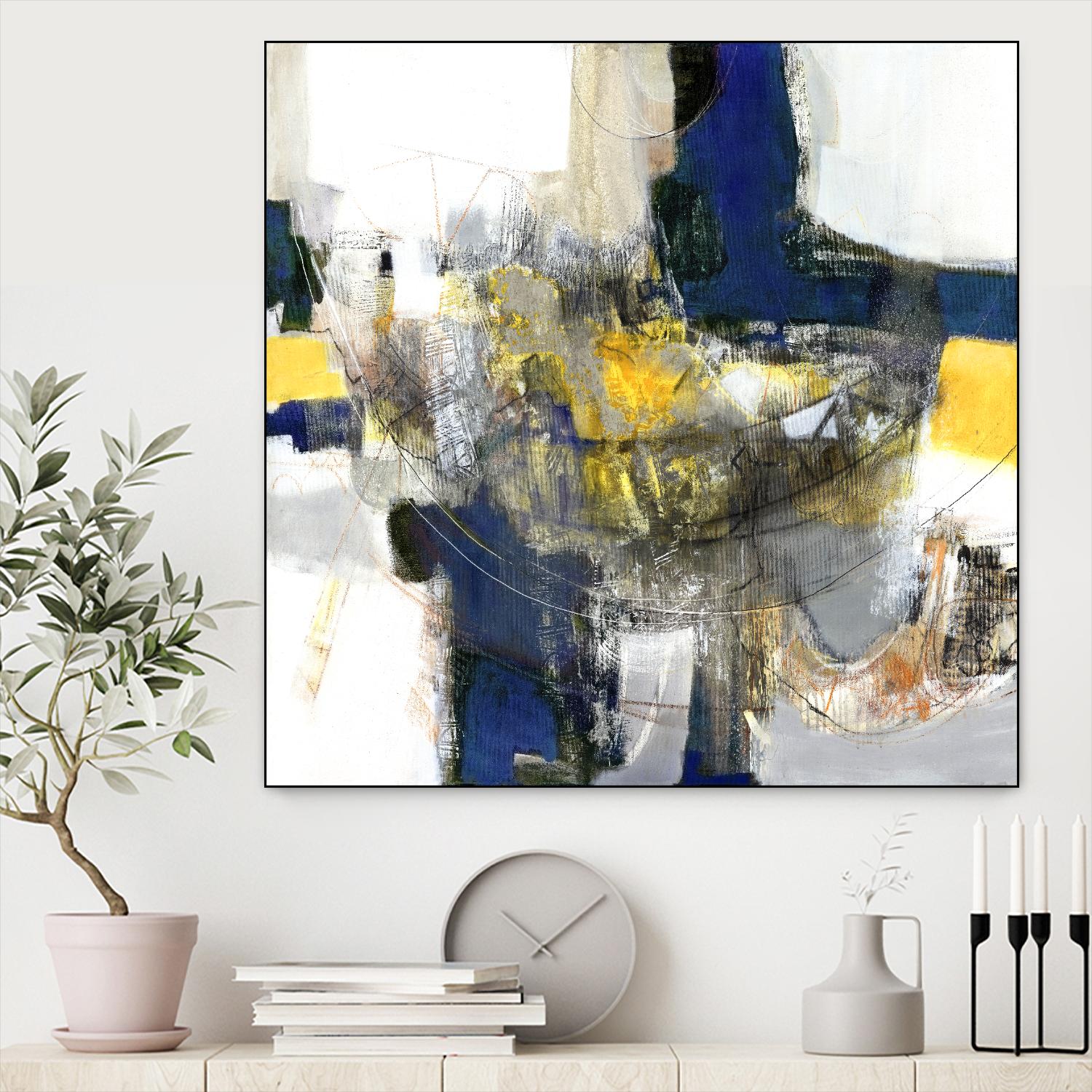 Round Trip I by PI Studio on GIANT ART - white abstract