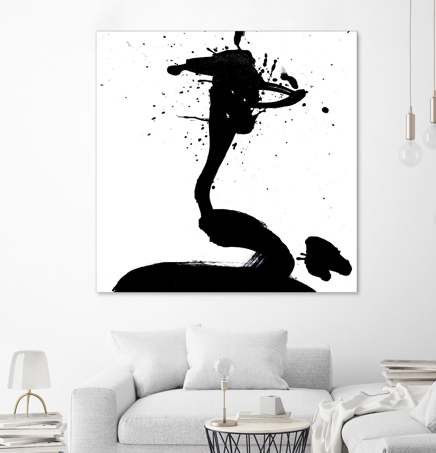 Ink Blot I by PI Studio on GIANT ART - white abstract
