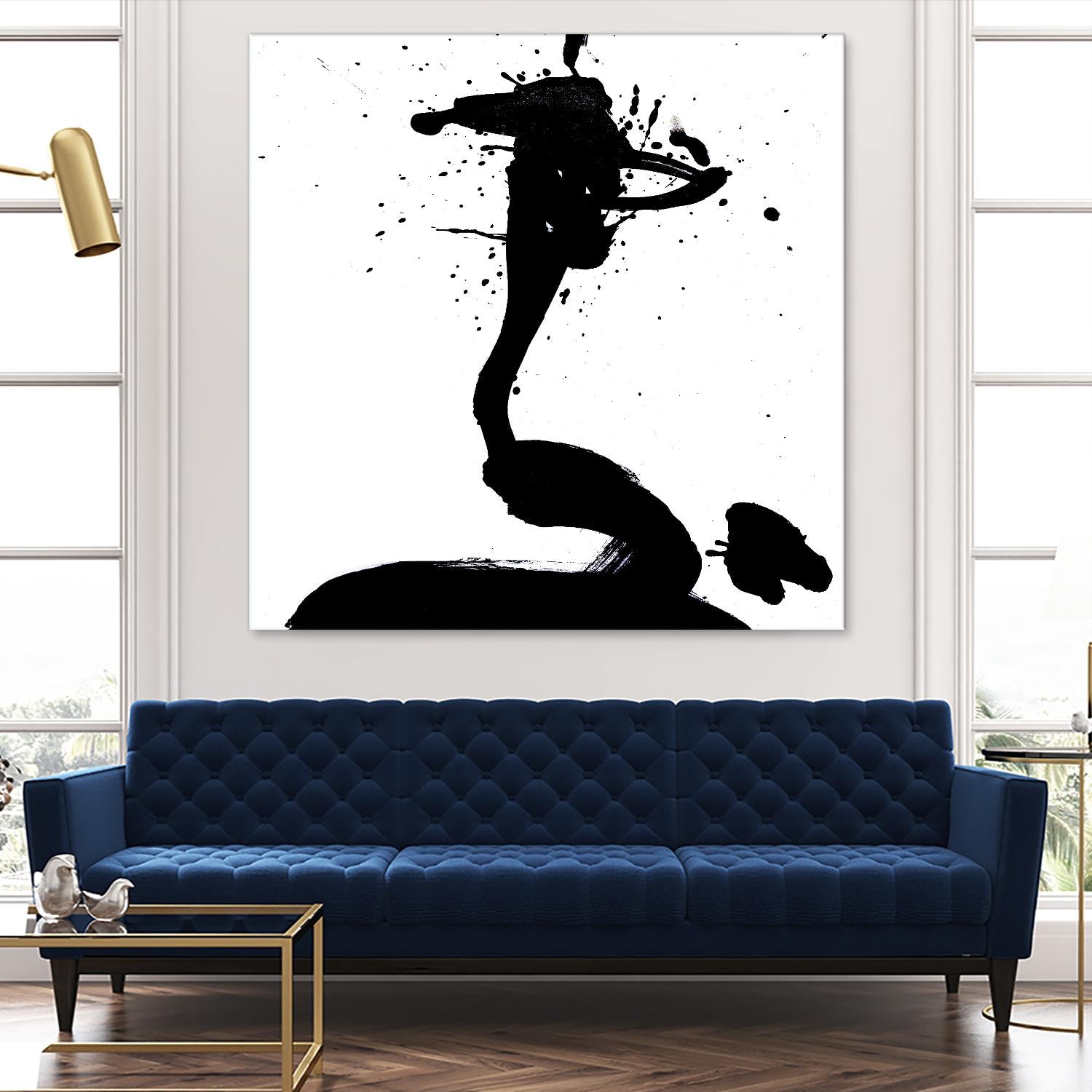 Ink Blot I by PI Studio on GIANT ART - white abstract