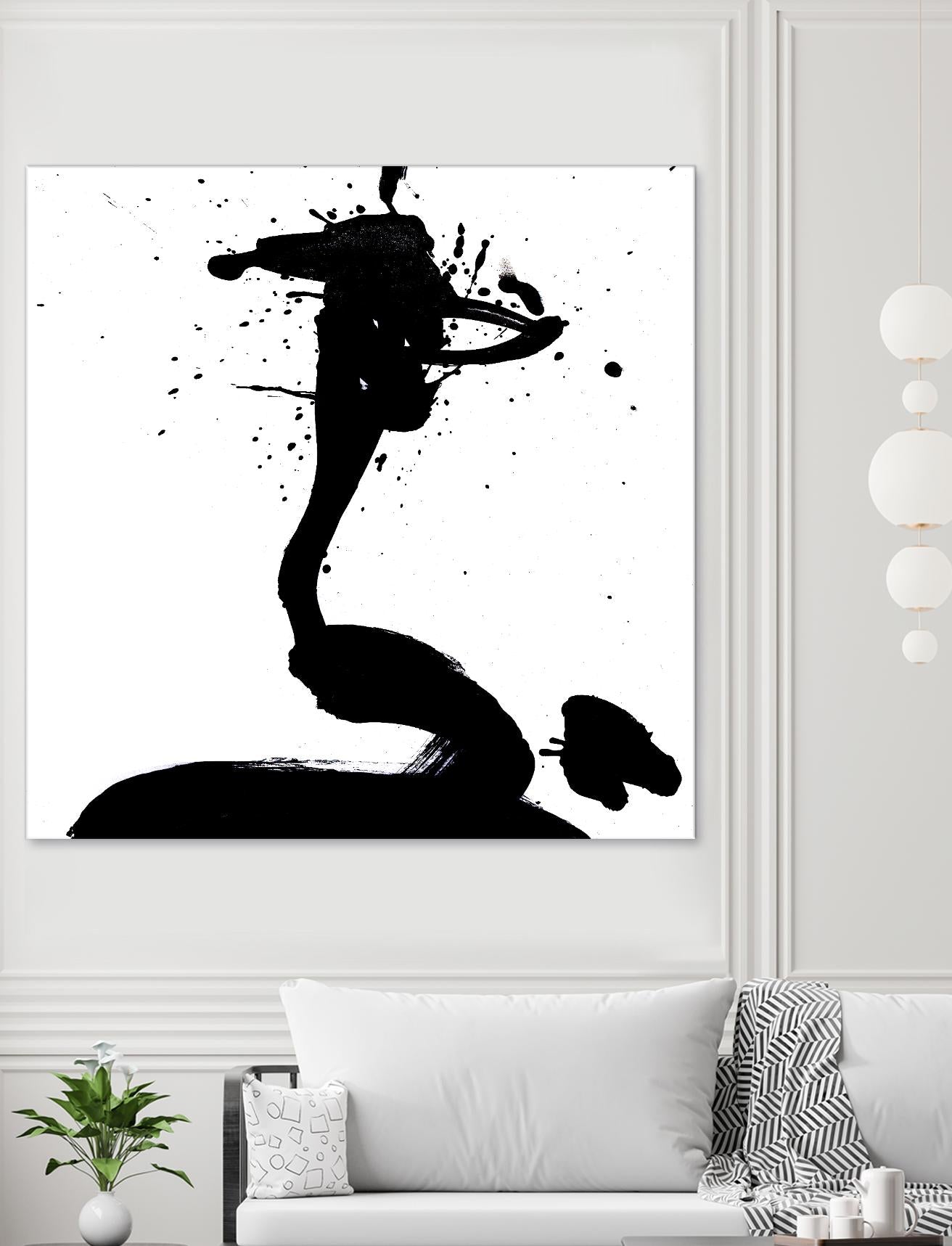 Ink Blot I by PI Studio on GIANT ART - white abstract