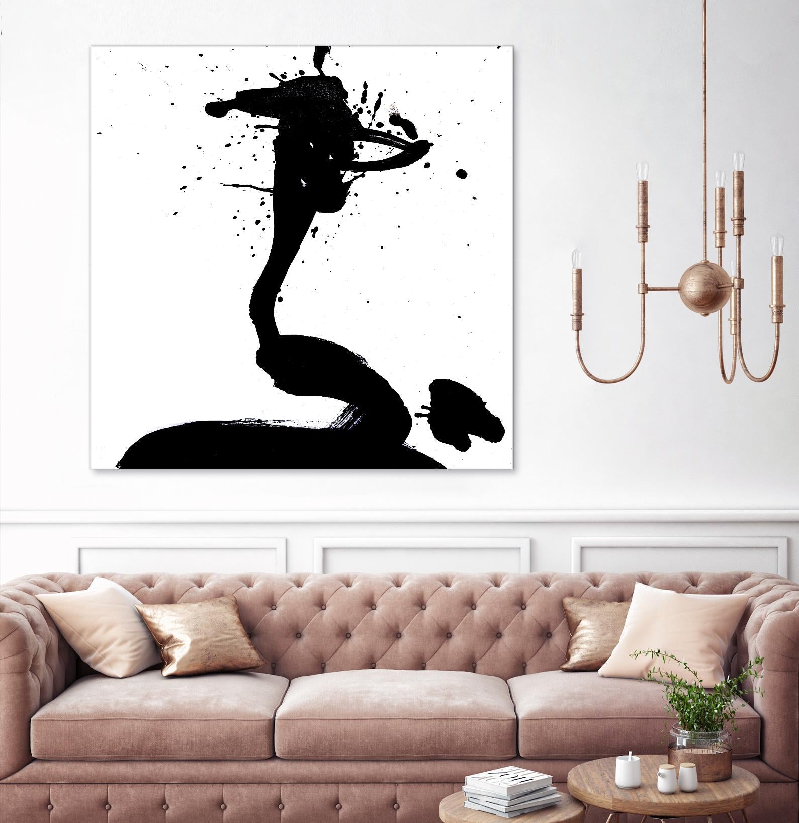 Ink Blot I by PI Studio on GIANT ART - white abstract
